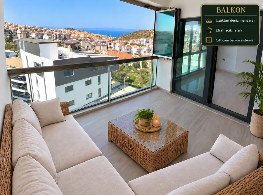 ASO Life — Balkon & manzara — 1